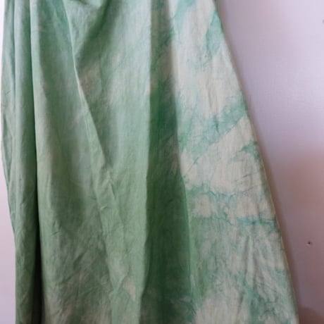 eski.  original dress / overdye "green"