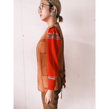 acrylic puff sleeve tops