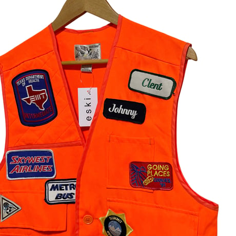 hunting vest with patch