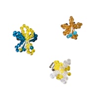 lili by SERI / beads flower ear cuff