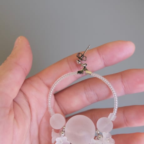 lili by SERI / wood flower foop / clear