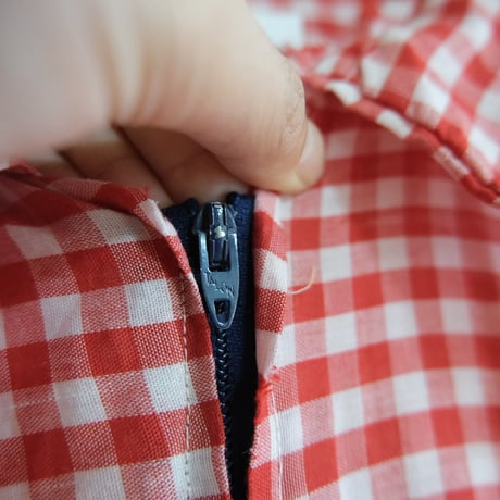 hand made / gingham ck all-in-one