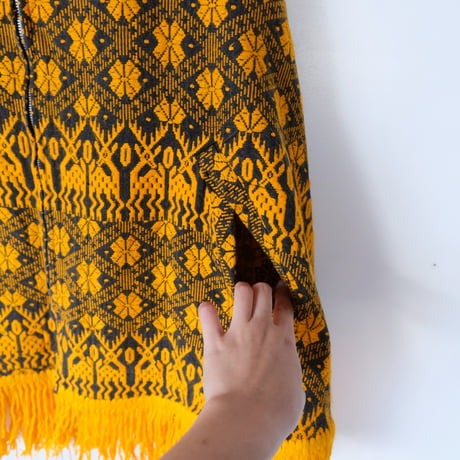 embroidery poncho