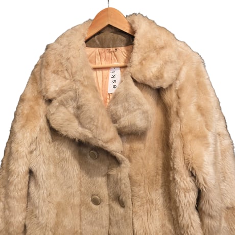 70s fake fur coat