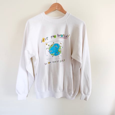 Hanes / “SAVE THE WORLD” sweat