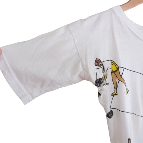 80s vintage tee "tennis"