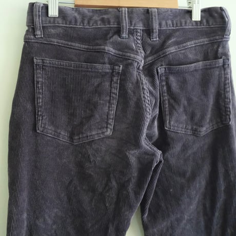 corduroy flare pants "navy"