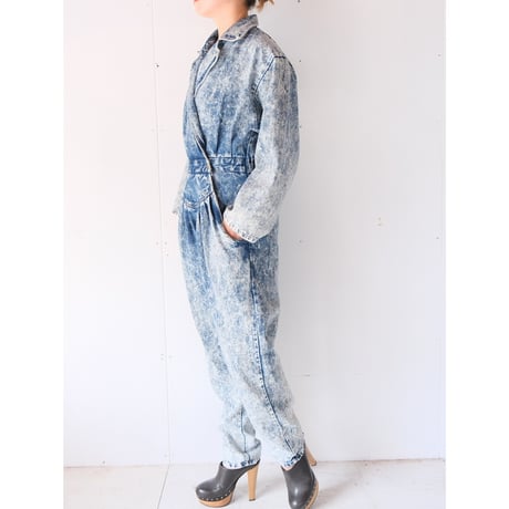 chemical denim all-in-one