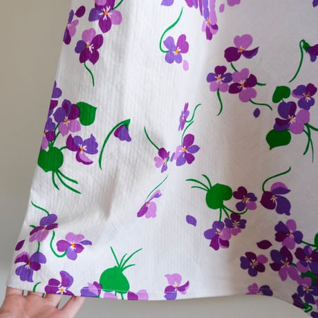 〜70s vintage / floral cami dress