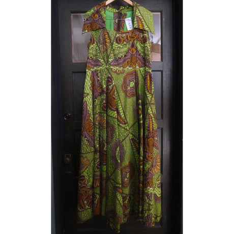 African batik big color dress