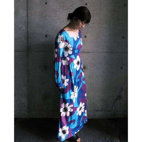 70s flower dress