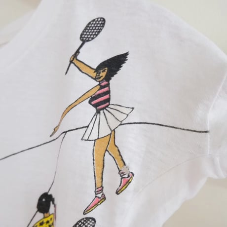 80s vintage tee "tennis"
