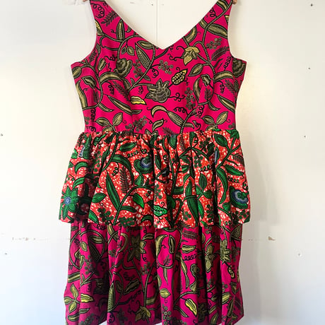 batik dress / pink