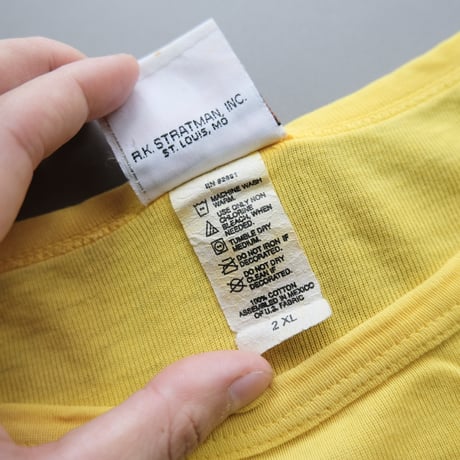 Harley-Davidson T-shirt / orange × yellow