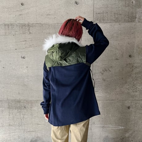 80s USNavy / "dead stock" A-1 hood vest