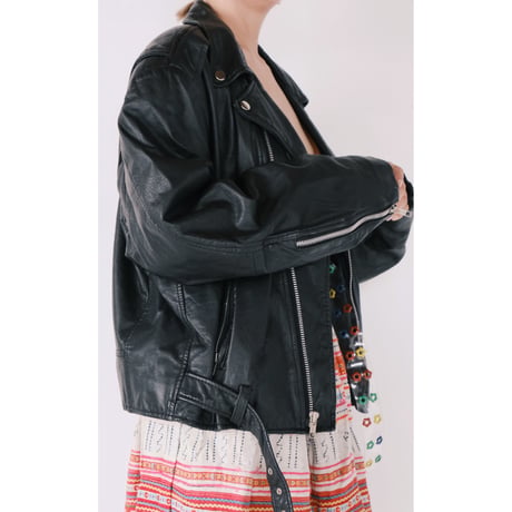 double leather riders jacket