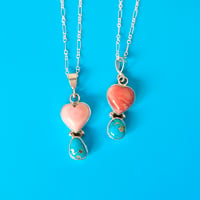 navajo / "heart" necklace