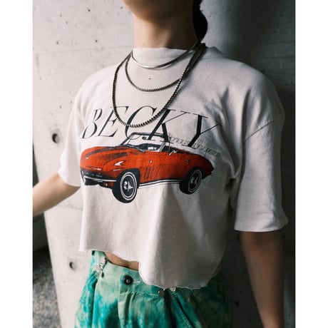 “BECKY” cropped tee