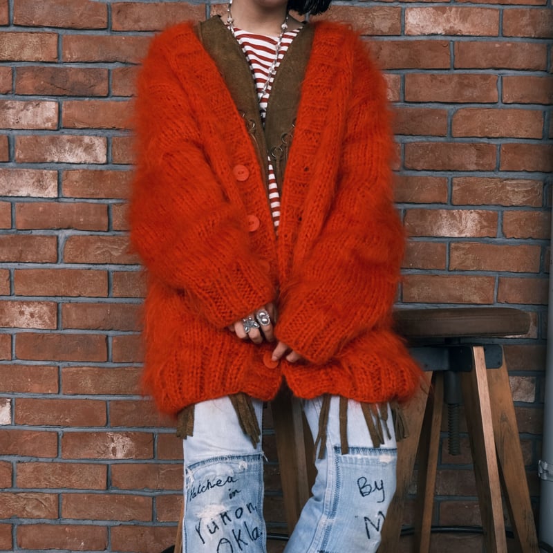 トップス BAA COSTUME MFG. KING MOHAIR CARDIGAN BAA COSTUME MFG. 