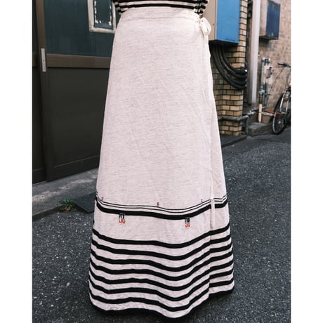 wrap skirt with line