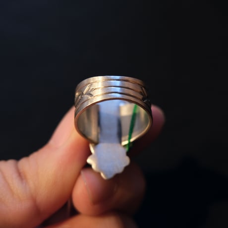 Rainbow Calsilica ring