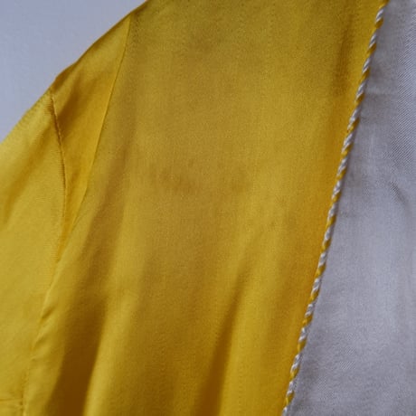plain china gown / yellow