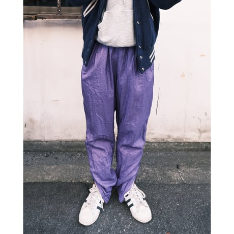 nylon pants / purple