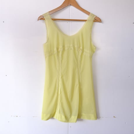 lemon yellow lingerie