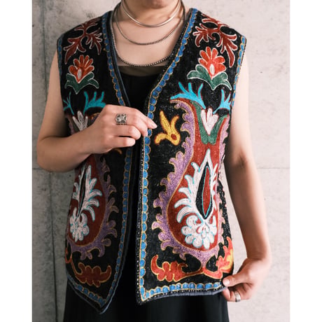 embroidery vest
