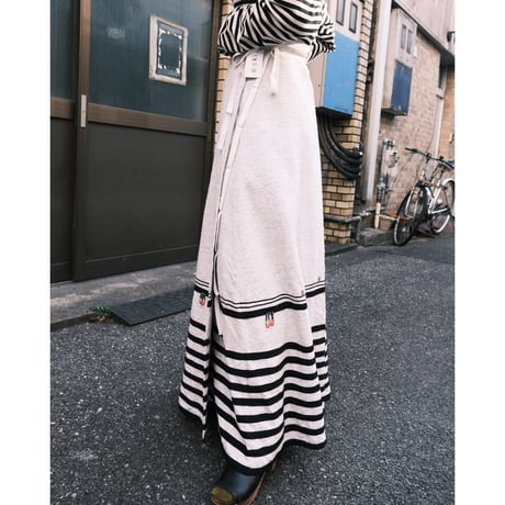 wrap skirt with line