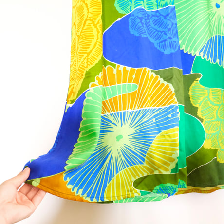 〜70s Hawaiian dress / "LIBERTY HOUSE" fabric