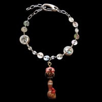 eski. original shell chain necklace "girl mascot"