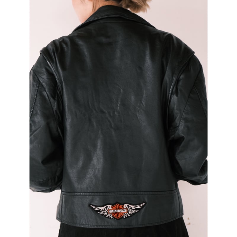 double leather riders jacket | e s k i .