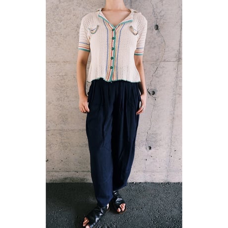 60-70s vintage / cotton knit shirts