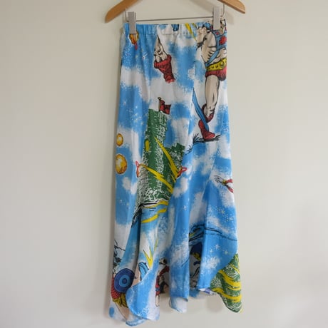eski. original / bed sheet remake skirt