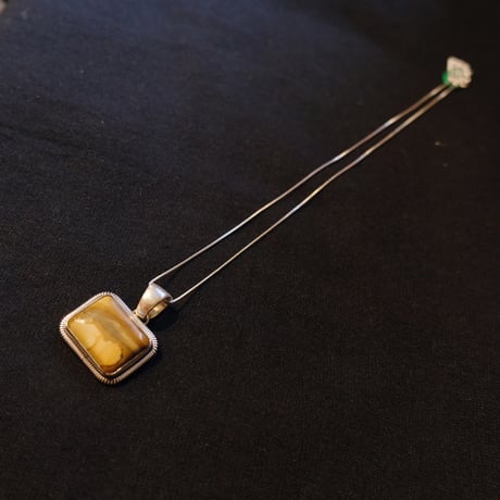 navajo / picture jasper necklace
