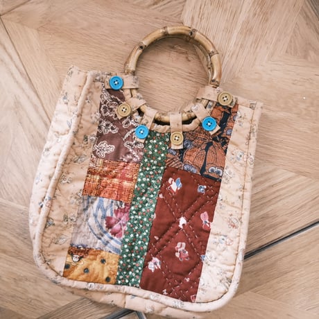 patchwork hand bag