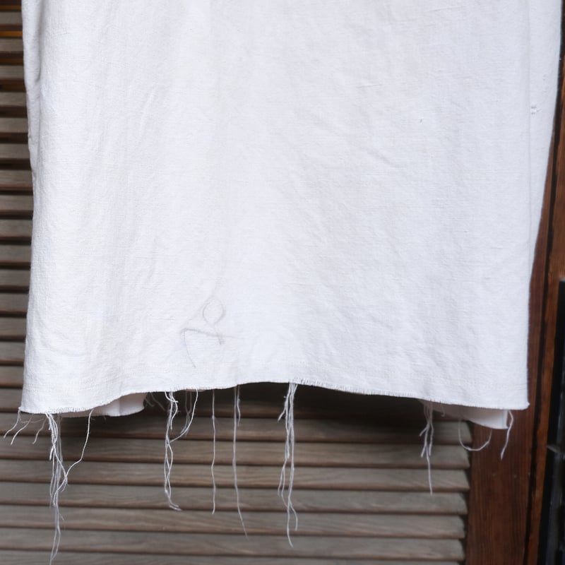 eski. original remake linen dress / white / pl