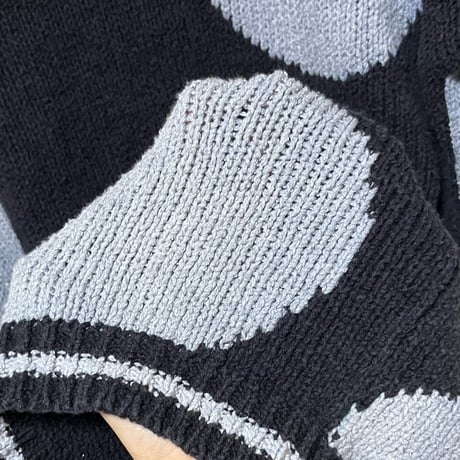 dot cotton knit