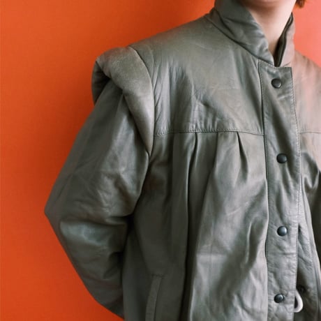made in Italy / design leather jacket