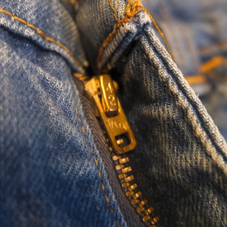 70s orange tab Levi's flare denim