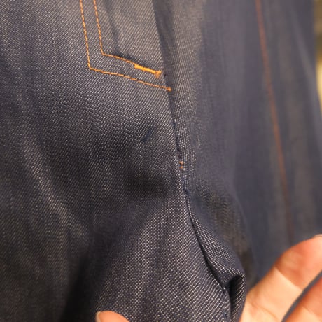〜70s unknown / light oz flare chambray pants