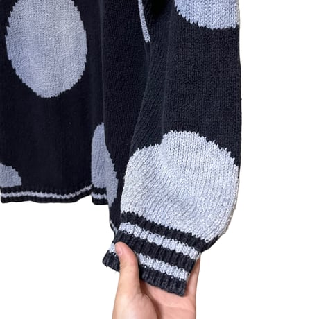 dot cotton knit