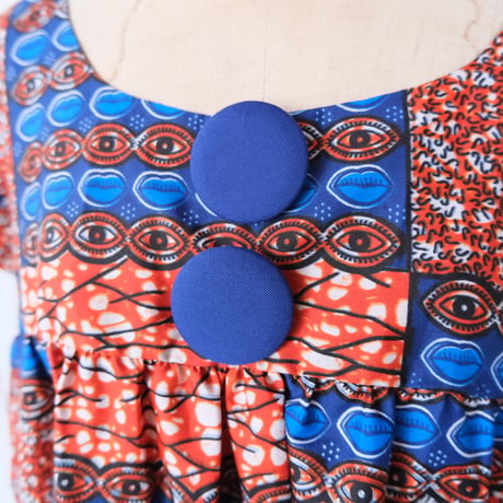 "eye & rip" batik dress