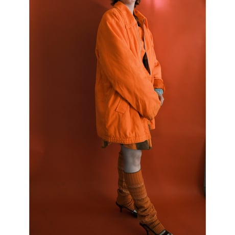 orange big jacket