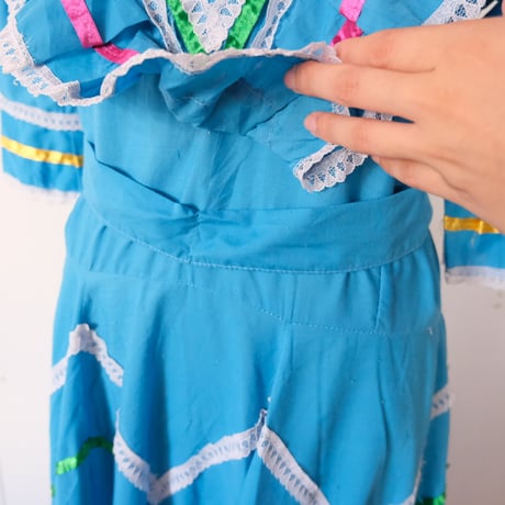 colorful ribbon dress