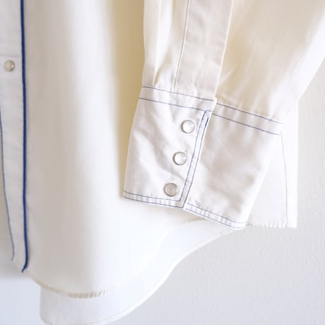 western shirt / white