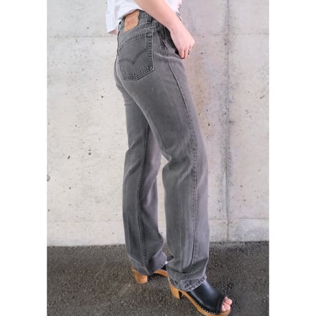 Levi's 501 / black denim / made in USA