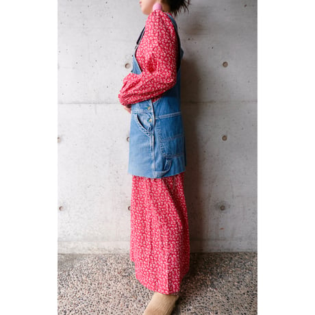 〜70s flower print dress