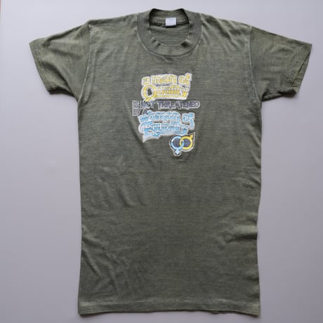 over dye tee shirt “khaki”